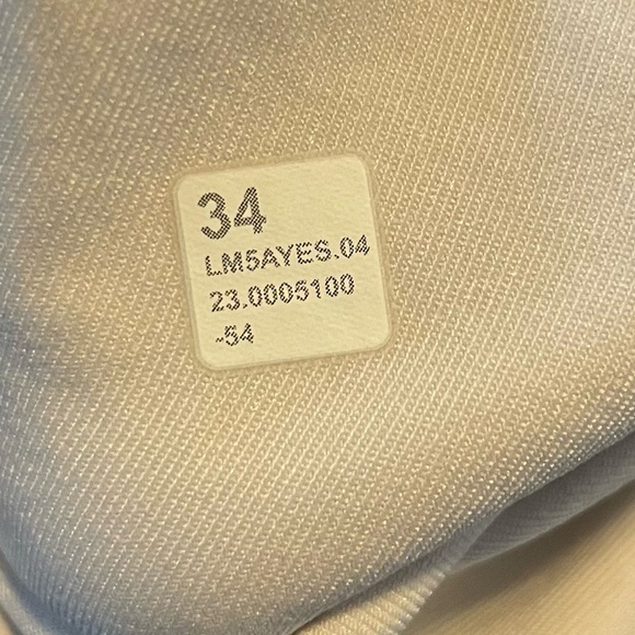 Lululemon Relaxed Tapered Trouser Classic White Pants Size 34 - Picture 10 of 11